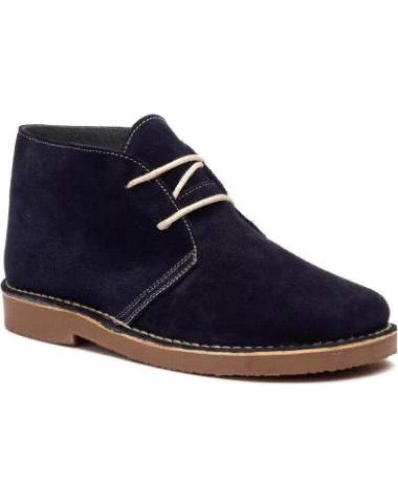 SAFARI BOTÍN DE PIEL SERRAJE HOMBRE MODELO SERRA AZUL AZUL