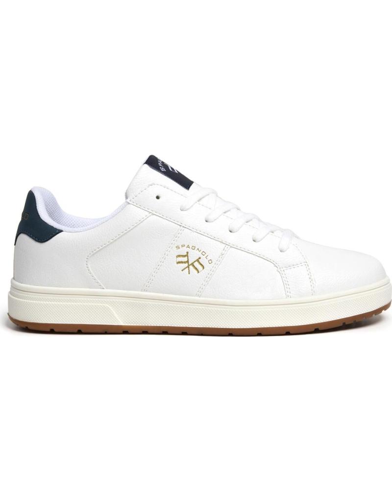 SPAGNOLO ZAPATILLAS CASUAL HOMBRE MODELO 40033 BLANCO