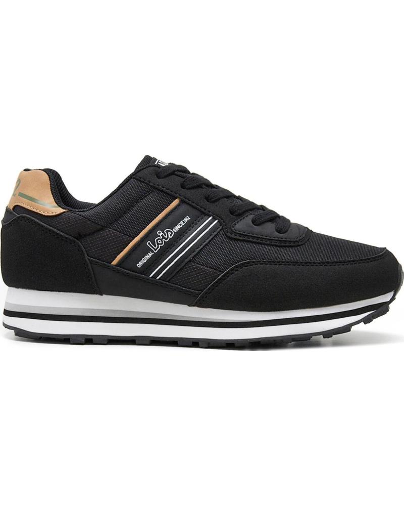 ZAPATILLAS CASUAL LOIS JEANS 64403-026 NEGRO NEGRO