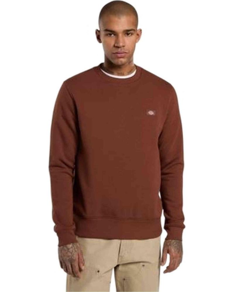 SUDADERA DICKIES OAKPORT SWEATSHIRT HOMBRE BURDEOS GRANATE