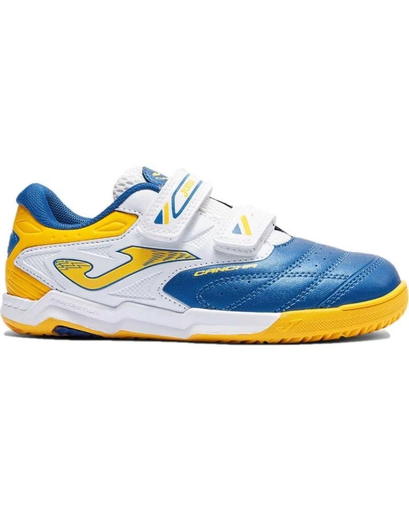 Zapatillas Fútbol Sala Joma JR2604 Royal Indoor Blanco Blanco