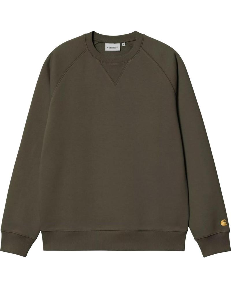 CARHARTT WIP SUDADERA CHASE SWEAT VERDE OLIVE NAN