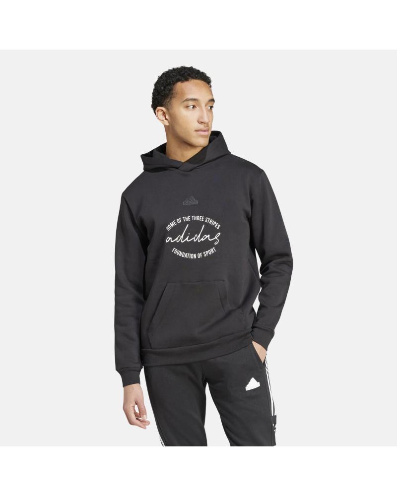 SUDADERA CON CAPUCHA ADIDAS IW3566 PARA HOMBRE NEGRA NAN