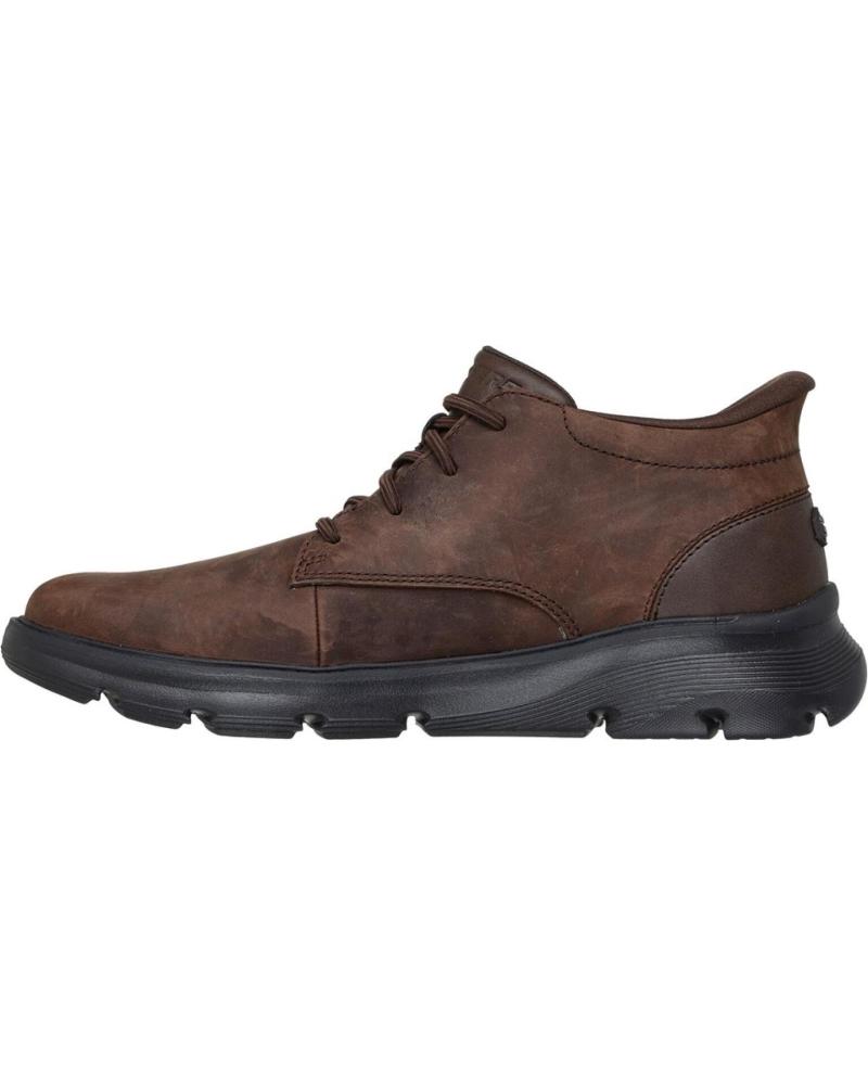 BOTAS SKECHERS ARCH FIT GARZA RIDLEY SLIP-INS HOMBRE MARRÓN MARRóN