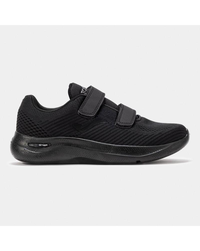 ZAPATILLAS CORINTO 2601 CON CIERRE DE VELCRO NEGRO