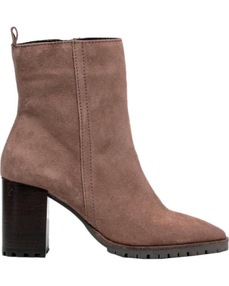 BOTINES DE TACÓN VEXED SIRI EN ANTE TAUPE MARRóN