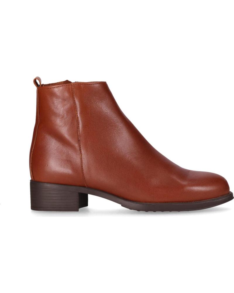 BOTAS CHIKA10 ST BRUMA 01 CUERO PLANAS CUERO-TAN