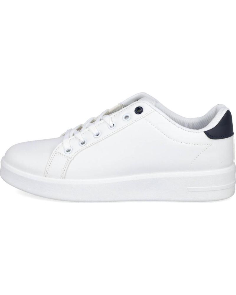 ZAPATILLAS CASUAL L&R SHOES FC-60 HOMBRE BLANCO NEGRO