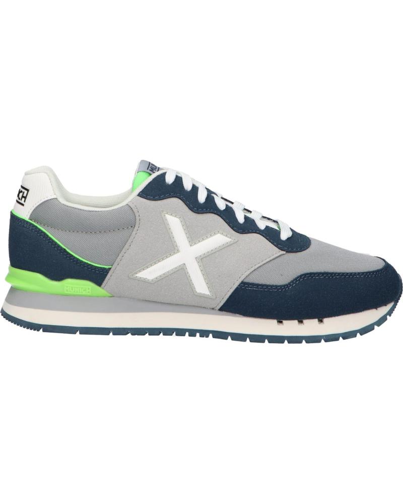 ZAPATILLAS MUNICH DASH 271 HOMBRE GRIS Y LIMA 271 GRIS