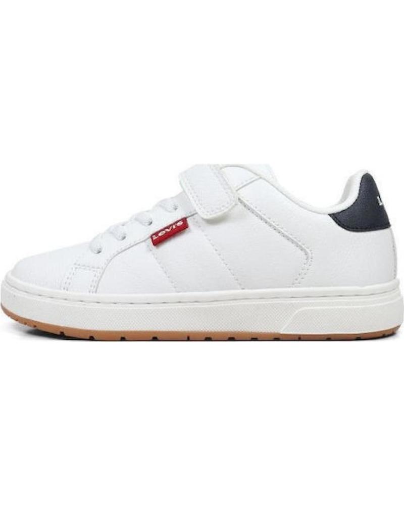 ZAPATILLAS LEVI'S PIPER JR MINI VPIP0006S 0063 BLANCAS BLANCO