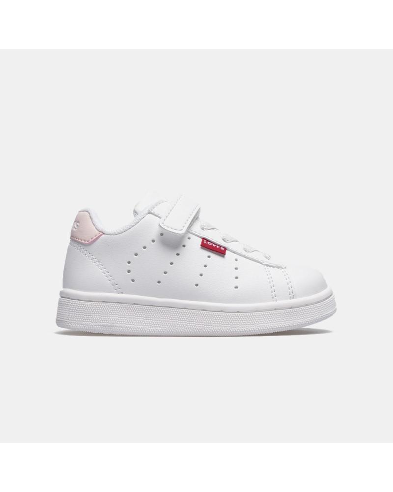 ZAPATILLAS LEVIS AVENUE MINI VAVE0210S 0077 VELCRO NIÑA BLANCO