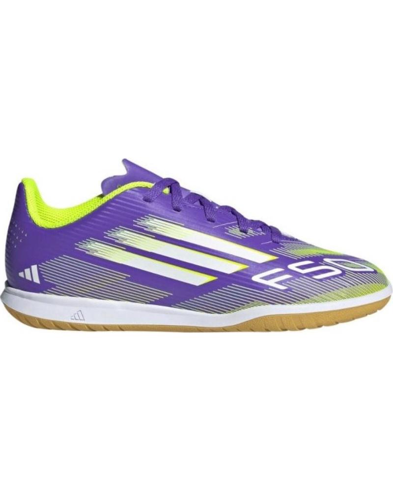 ZAPATILLAS FÚTBOL SALA ADIDAS F50 CLUB IN J NIÑO MORADO VIOLETA