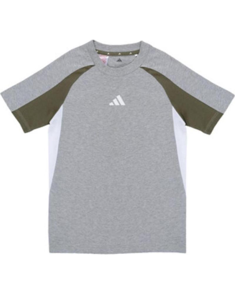 CAMISETA ADIDAS J CB T JD0059 PARA NIÑOS GRIS