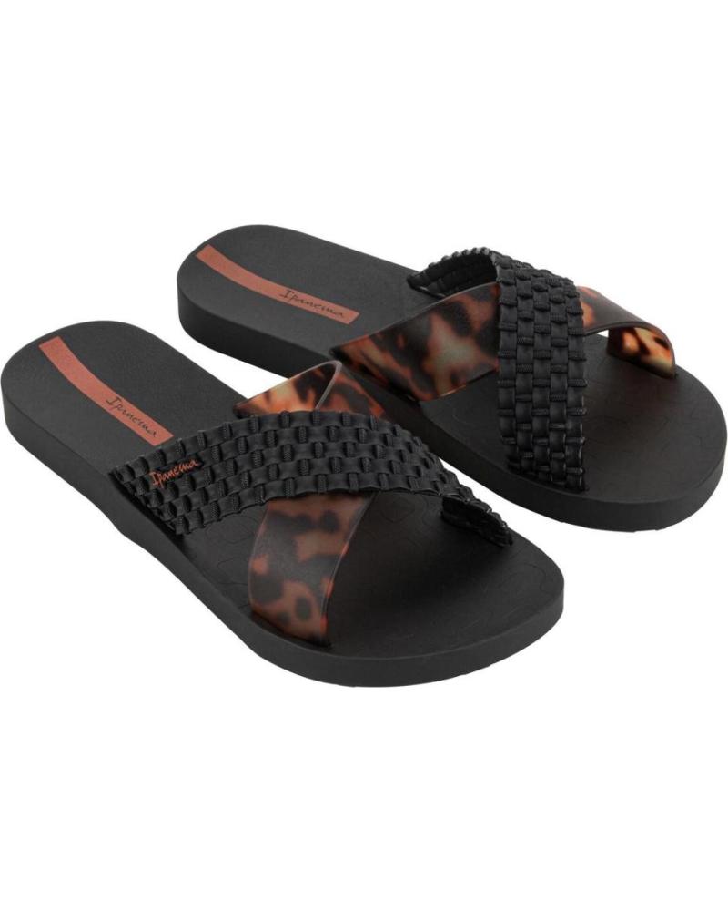 CHANCLAS IPANEMA SENSE SLIDE NEGRAS PARA MUJER BC402