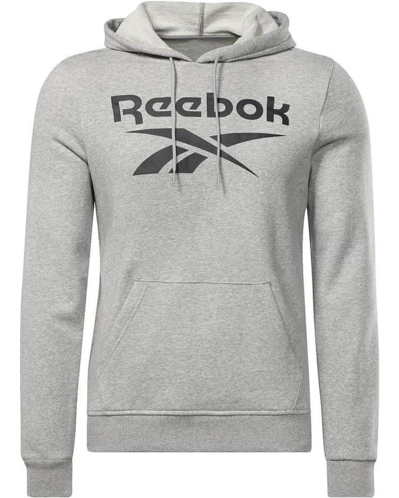 SUDADERA REEBOK RI FT BIG LOGO OTH HZ8786 GRIS GRIS