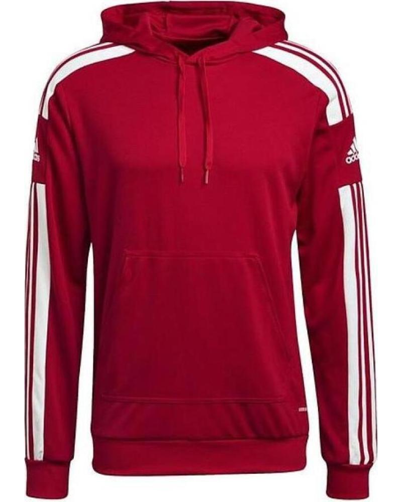ADIDAS SQUAD 21 HOOD SUDADERA CON CAPUCHA HOMBRE ROJO