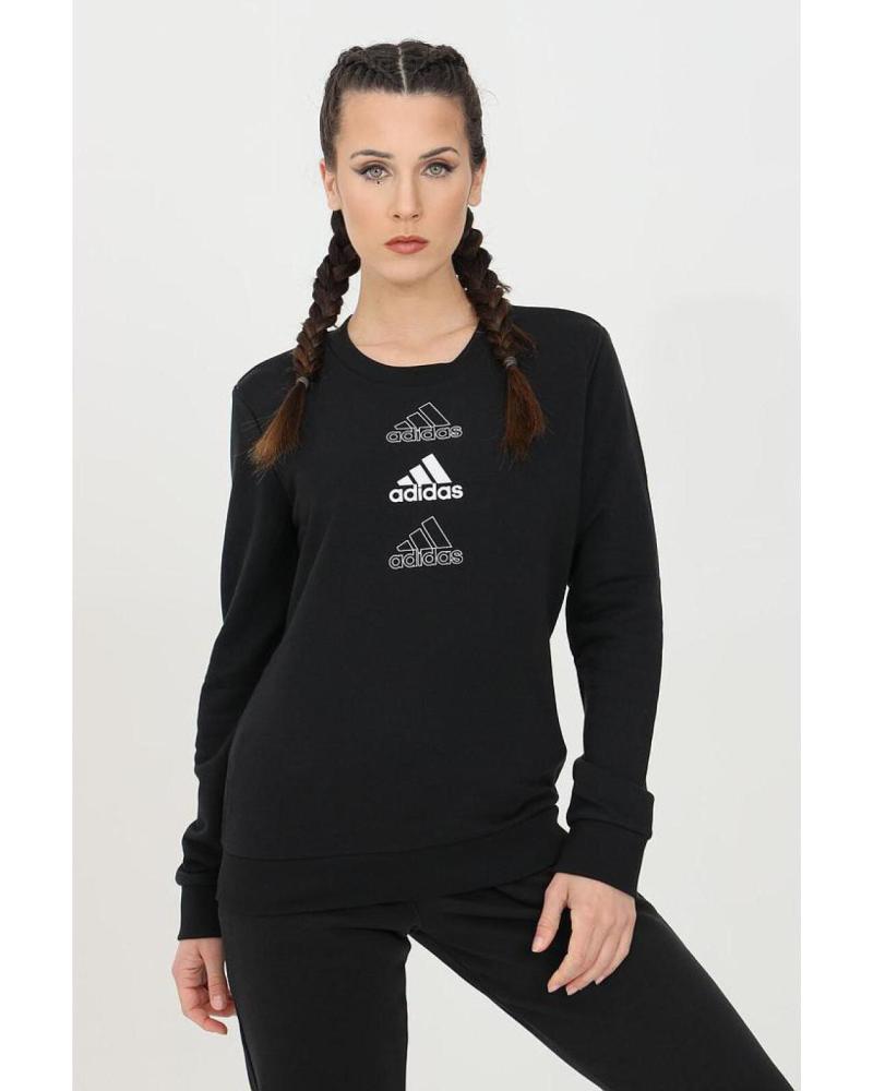 SUDADERA ADIDAS W S SWT GL1400 MUJER NEGRO