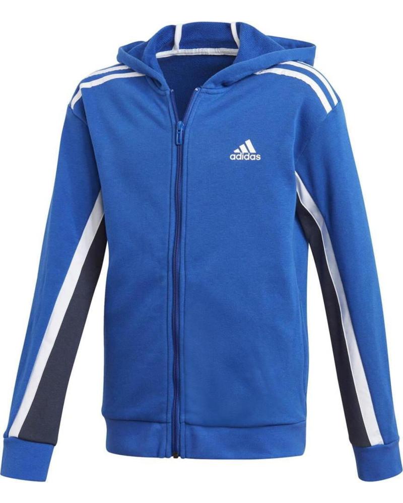 SUDADERA CON CAPUCHA ADIDAS B BOLD FZ HD GE0916 NIÑO AZUL