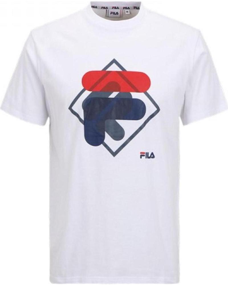CAMISETA FILA FAM0447 HOMBRE BLANCA BLANCO
