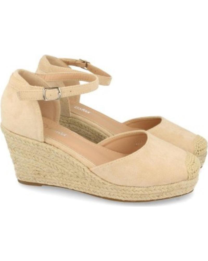 SANDALIA DE CUÑA SPORT3PUNTO0 CON ESPARTO Y TIRA AL TOBILLO VARIOS COLORES