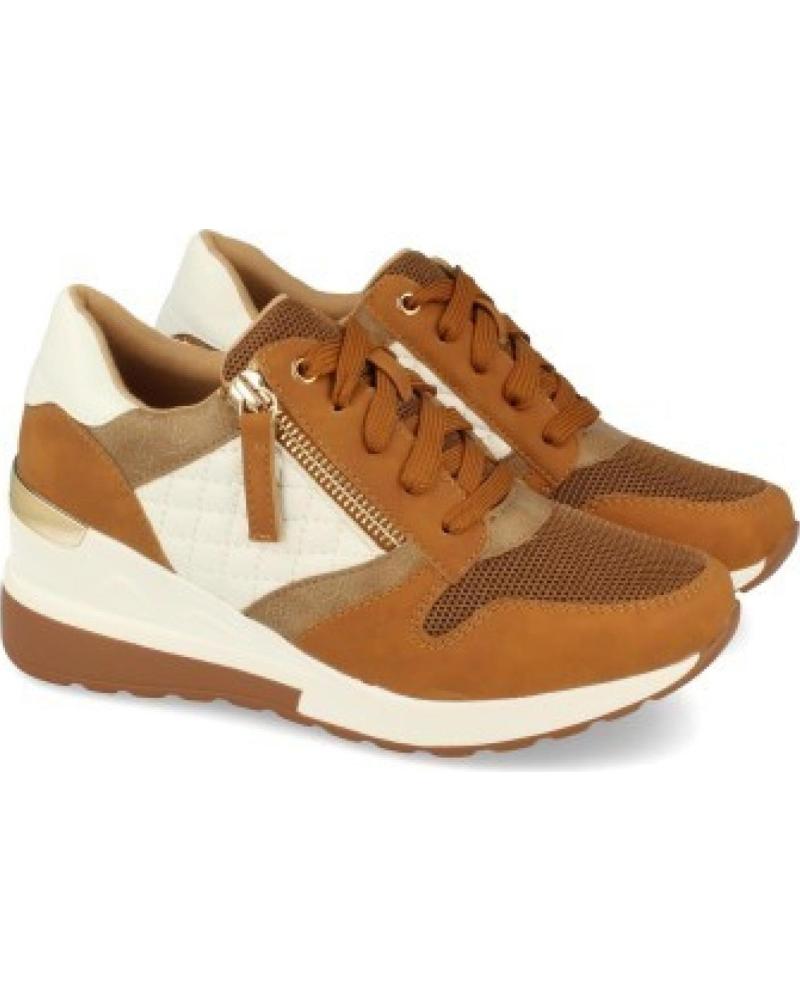 ZAPATILLAS CASUAL SPORT3PUNTO0 9590 PARA MUJER CON CREMALLERA LATERAL Y SUELA DE CUÑA VARIOS COLORES
