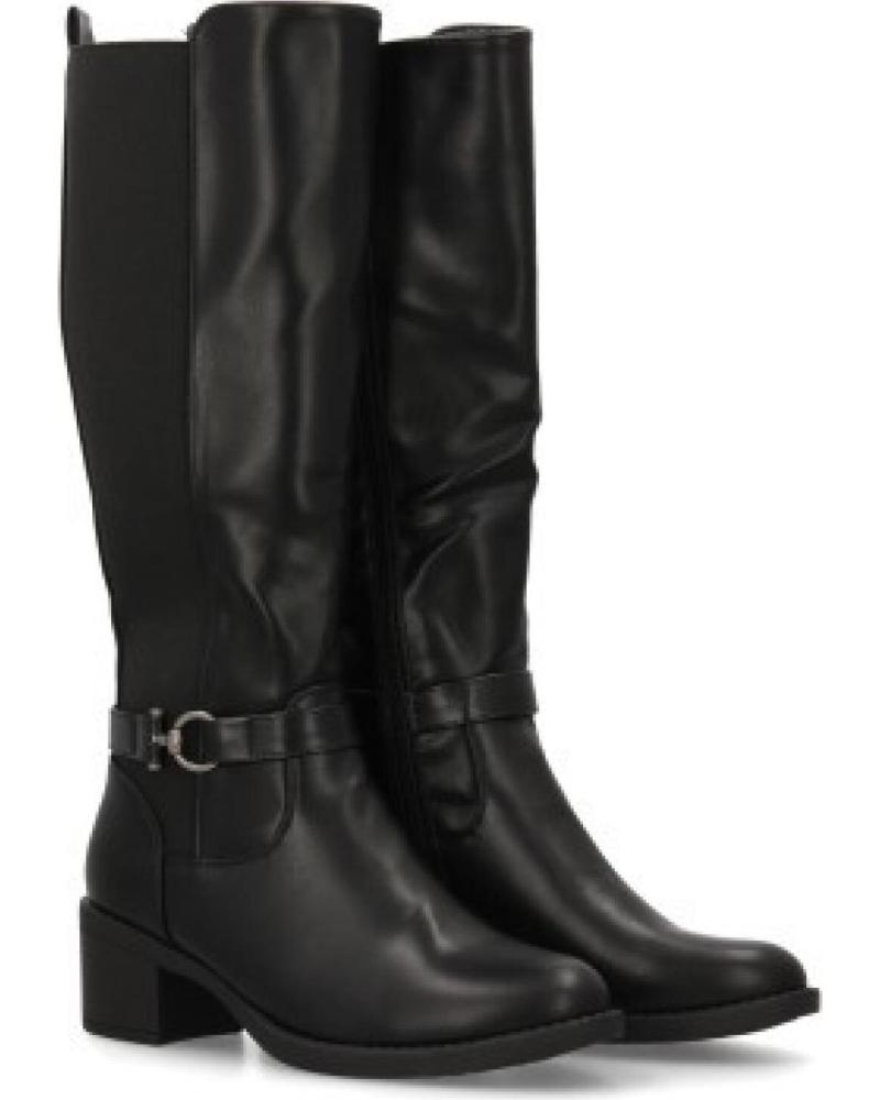 BOTAS ALTAS SPORT3PUNTO0 2561 CON HEBILLA Y TACÓN VARIOS COLORES