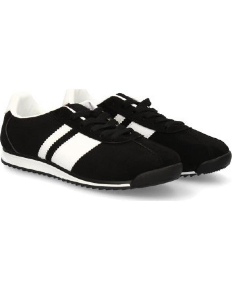 ZAPATILLAS CASUAL DE ANTE SPORT3PUNTO0 X2502 NEGRAS VARIOS COLORES