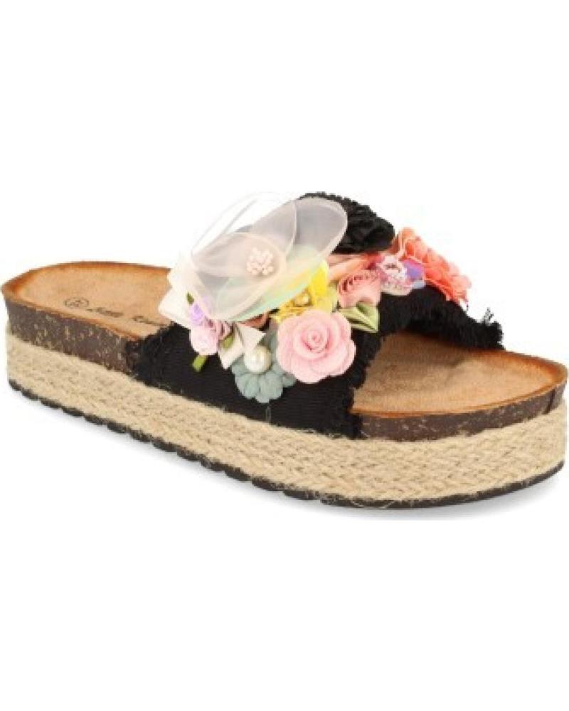 SANDALIAS DE DEDO SPORT3PUNTO0 LSS-19 CON PLATAFORMA FLORAL VARIOS COLORES