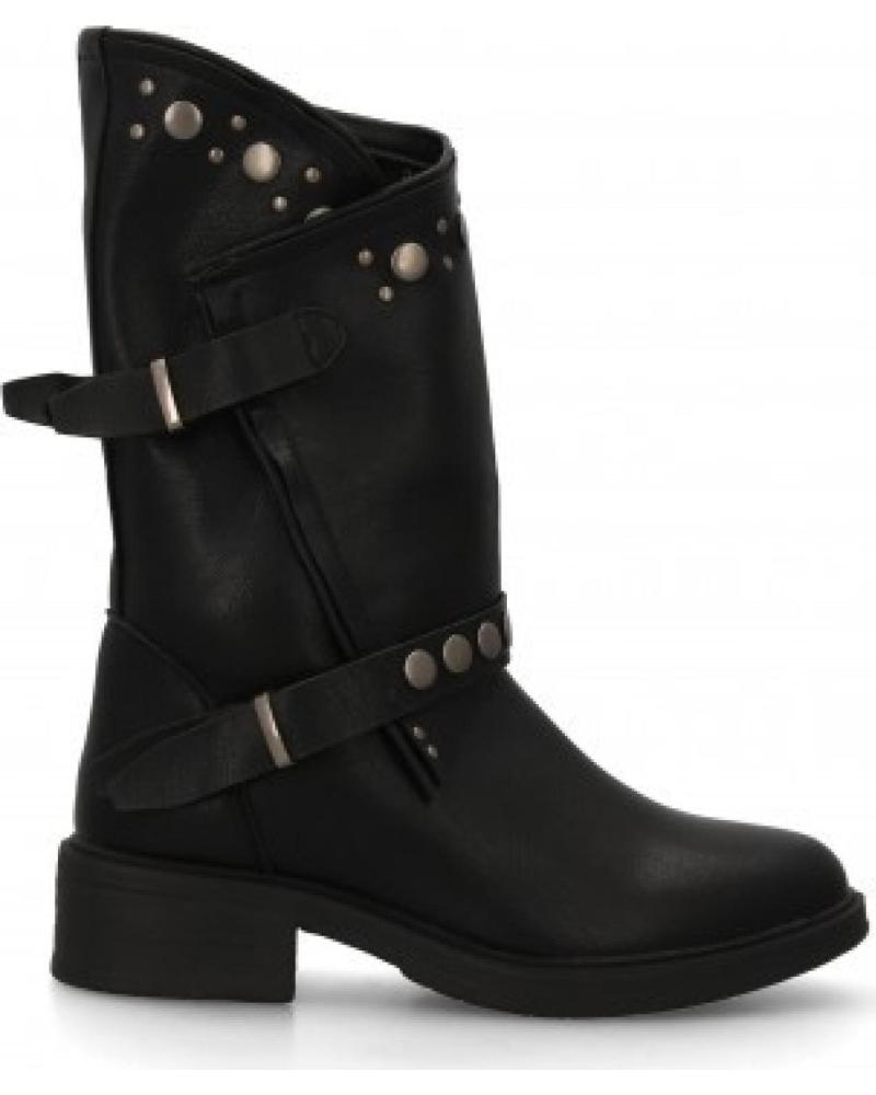 BOTAS MOTERAS MUJER SPORT3PUNTO0 AD-5442 TACHUELAS HEBILLAS VARIOS COLORES