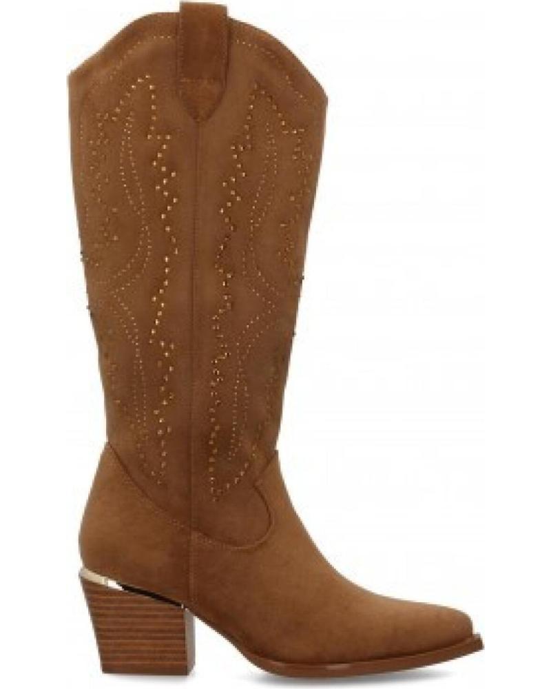 BOTAS COWBOY MUJER SPORT3PUNTO0 VR5-2067 CON TACÓN BAJO TAUPE VARIOS COLORES