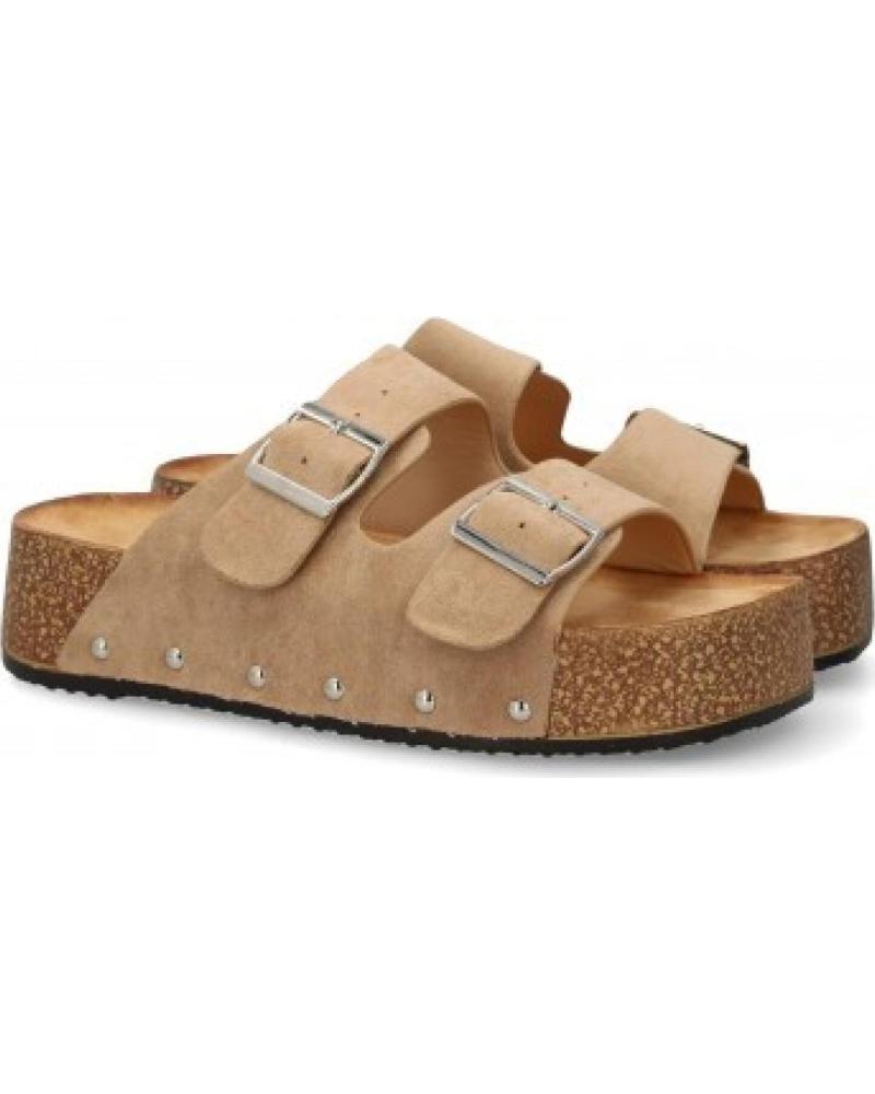 SANDALIAS DE DEDO SPORT3PUNTO0 L-5323 MUJER PLATAFORMA KAKI TIRAS AJUSTABLES VARIOS COLORES