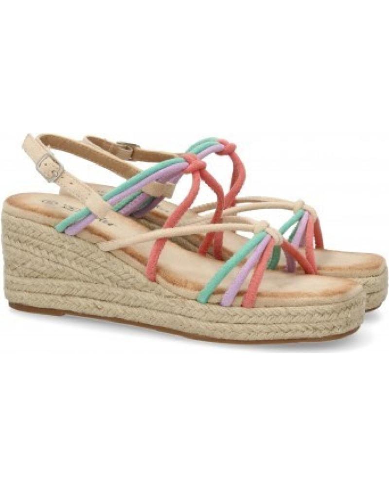 SANDALIAS DE CUÑA SPORT3PUNTO0 JNS333 TIRAS MULTICOLOR VARIOS COLORES