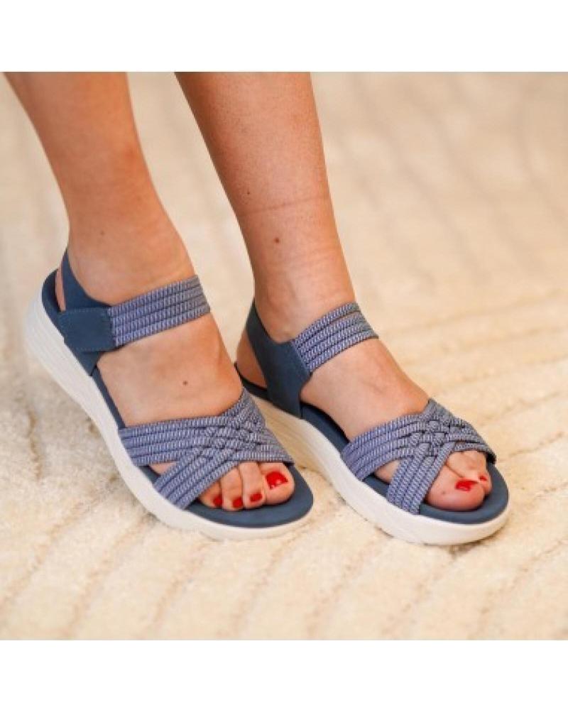 SANDALIAS DE VESTIR SPORT3PUNTO0 NS-5150 MUJER AZUL VARIOS COLORES