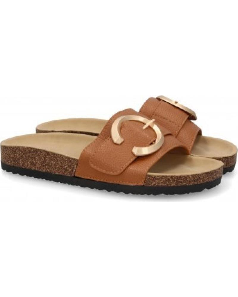 SANDALIAS DE DEDO SPORT3PUNTO0 VR5-1757-CAMEL CON HEBILLA DORADA VARIOS COLORES