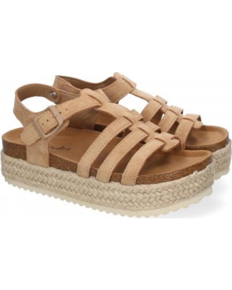 SANDALIAS SPORT3PUNTO0 M-260 CAQUI CON TIRAS VARIOS COLORES