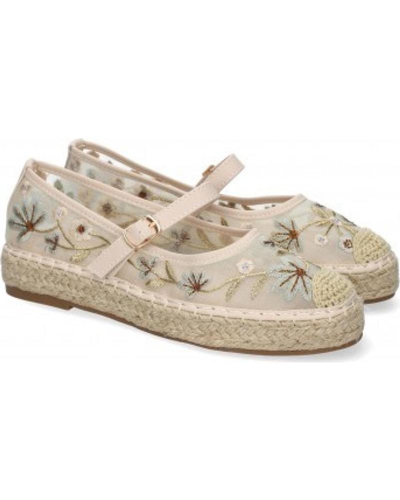 ZAPATILLAS CASUAL MUJER SPORT3PUNTO0 HA-5282 BORDADAS BEIGE VARIOS COLORES