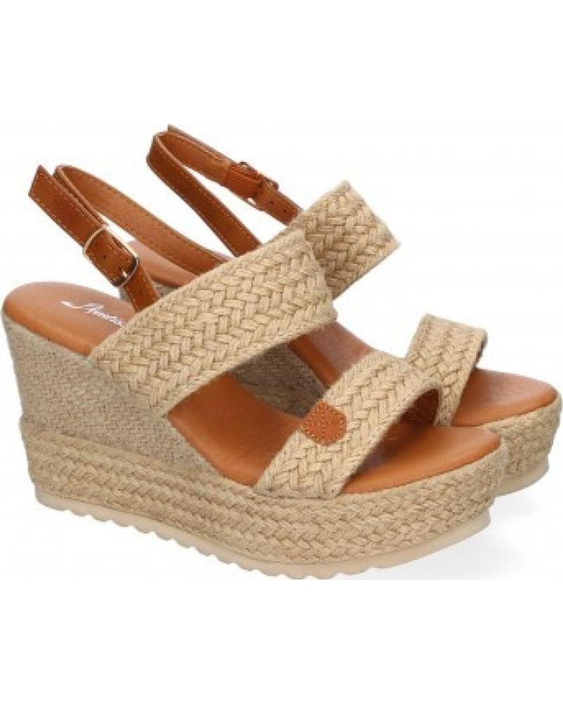 SANDALIAS DE CUÑA MUJER SPORT3PUNTO0 F230-18 CON TIRAS CRUZADAS VARIOS COLORES