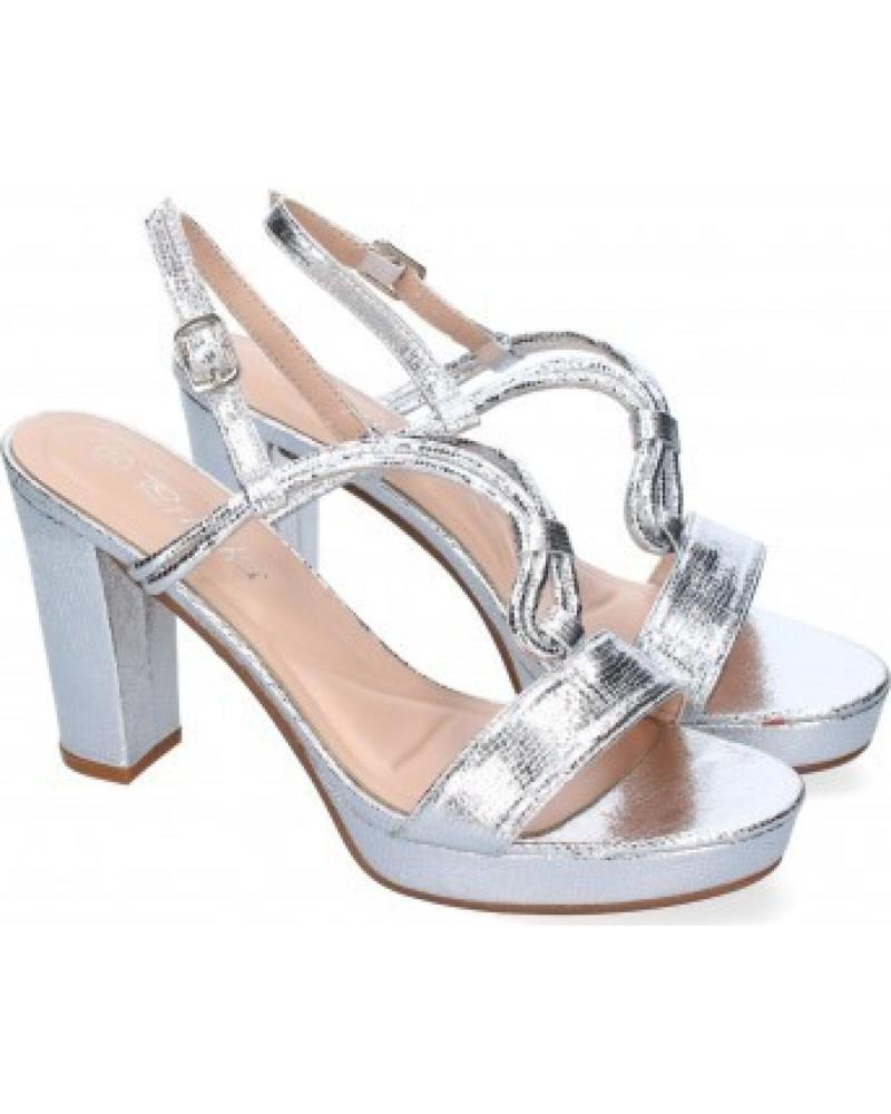 SANDALIAS DE VESTIR MUJER SPORT3PUNTO0 WXL811-PLATA VARIOS COLORES