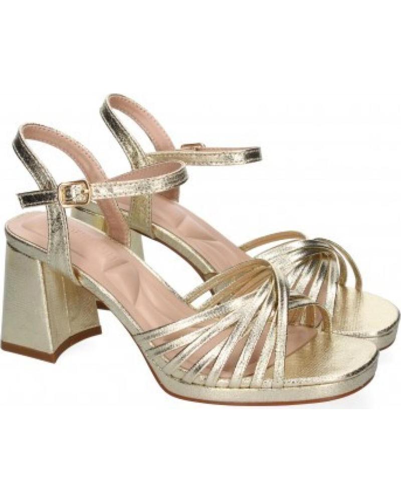 SANDALIAS DE VESTIR SPORT3PUNTO0 BL-5189 CON TACÓN DORADO VARIOS COLORES