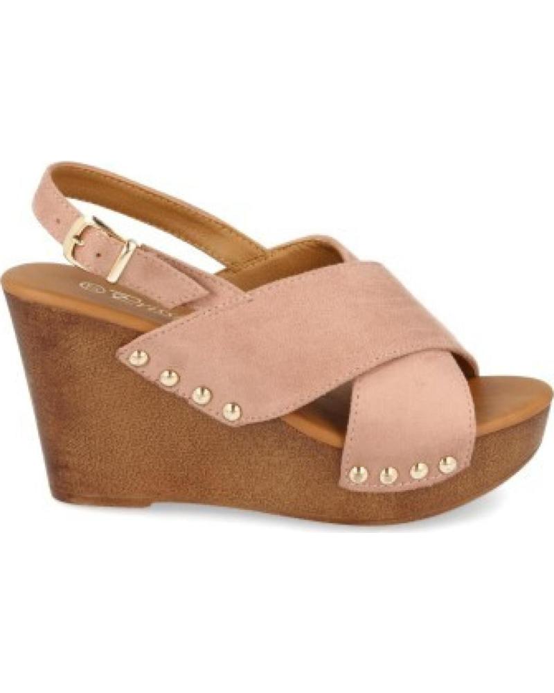 SANDALIAS DE CUÑA SPORT3PUNTO0 Y5627 CON TIRAS CRUZADAS VARIOS COLORES