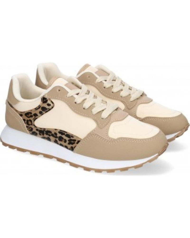 ZAPATILLAS CASUAL MUJER SPORT3PUNTO0 DD4 KAKI ANIMAL PRINT VARIOS COLORES