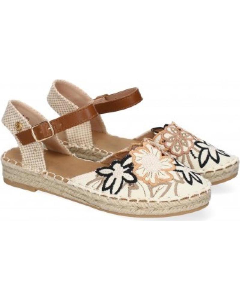 SANDALIAS PLANAS SPORT3PUNTO0 FB-3466 CON FLORES Y TIRA AL TOBILLO VARIOS COLORES