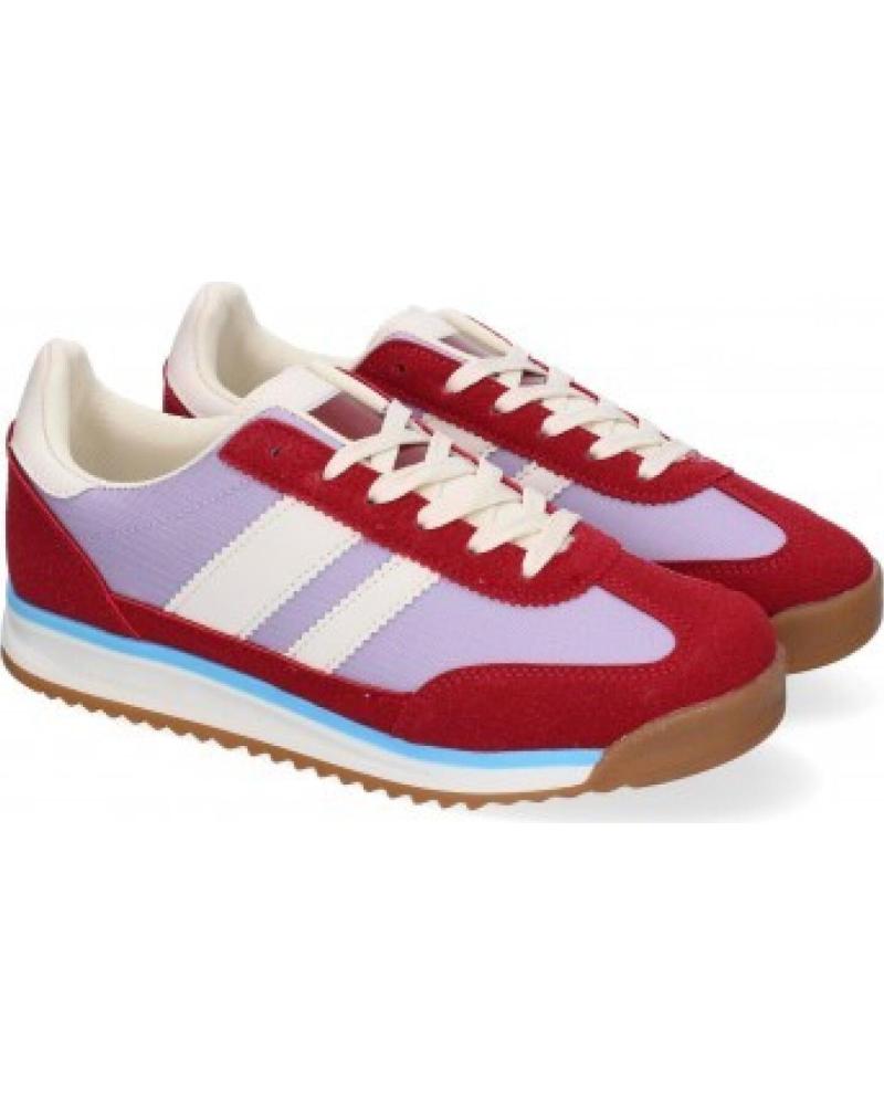 ZAPATILLAS CASUAL MUJER SPORT3PUNTO0 YY-133 BURDEOS VARIOS COLORES