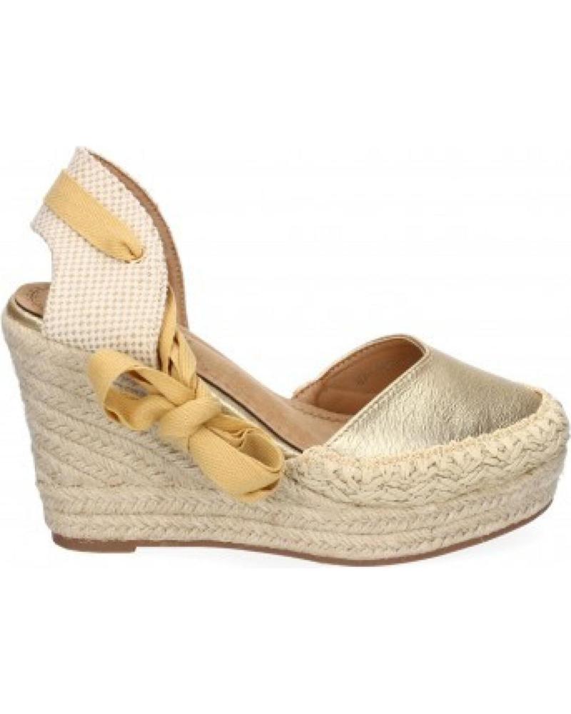 SANDALIAS DE CUÑA SPORT3PUNTO0 7Q9 DORADAS PARA MUJER VARIOS COLORES