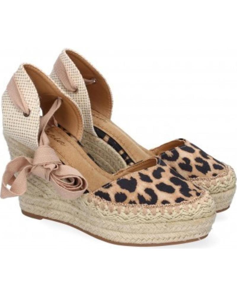 SANDALIAS DE CUÑA SPORT3PUNTO0 CON ESTAMPADO DE LEOPARDO VARIOS COLORES