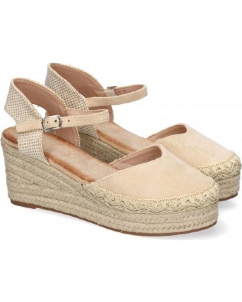 SANDALIAS DE VESTIR SPORT3PUNTO0 5Q92 CON CUÑA DE ESPARTO EN BEIGE VARIOS COLORES
