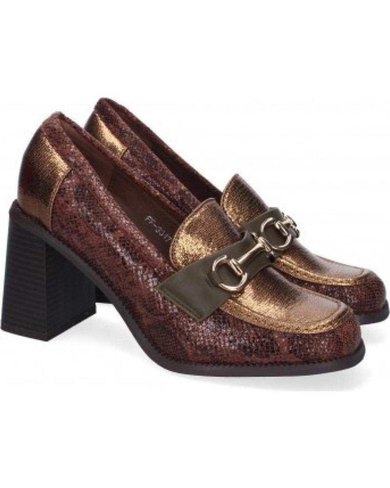 MOCASINES SPORT3PUNTO0 FF-3347 CON HEBILLA Y TACÓN BLOQUE VARIOS COLORES