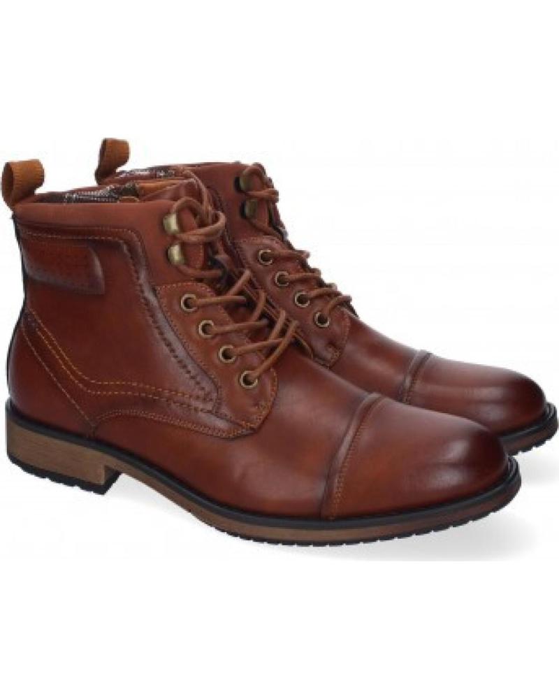 BOTAS DE CUERO SPORT3PUNTO0 VRAE-98 HOMBRE CORDONES MARRONES VARIOS COLORES