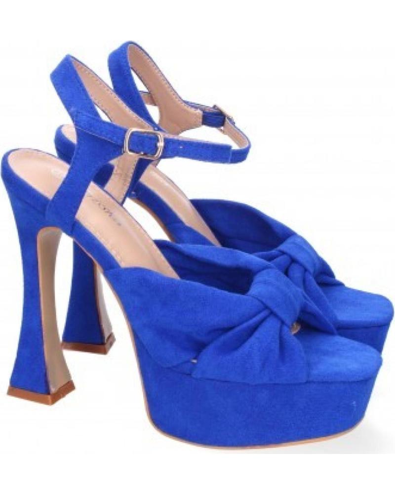 SANDALIAS DE VESTIR SPORT3PUNTO0 JL627 CON PLATAFORMA Y TACÓN DE BLOQUE (AZUL) VARIOS COLORES