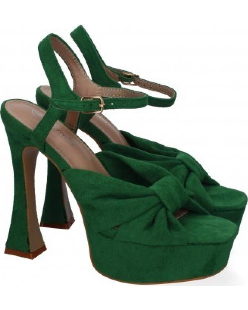 SANDALIA DE TACÓN ALTO SPORT3PUNTO0 JL627 CON NUDO FRONTAL Y PLATAFORMA VARIOS COLORES